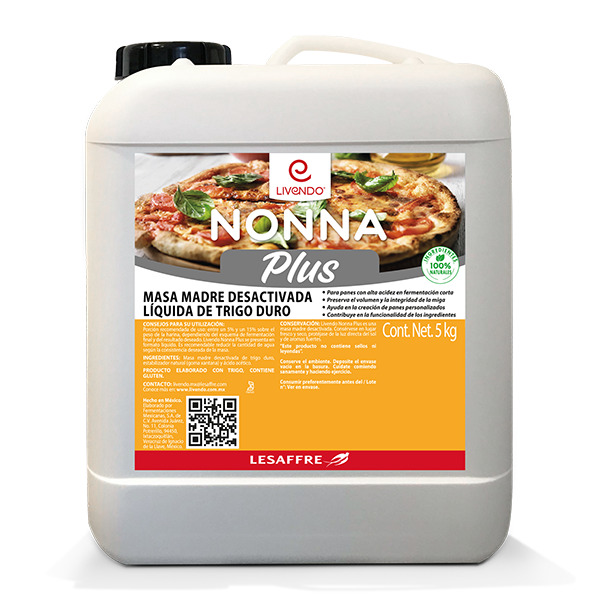 Nonna Plus - De Trigo Duro. Para panes con alta acidez en fermentación corta. Preserva el volumen.